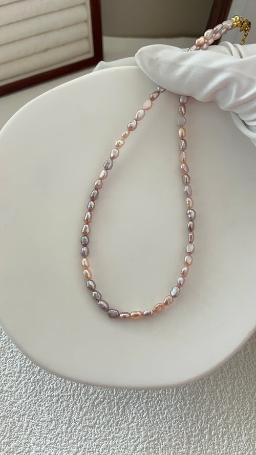 Candy Confetti Baroque Pearl Necklace