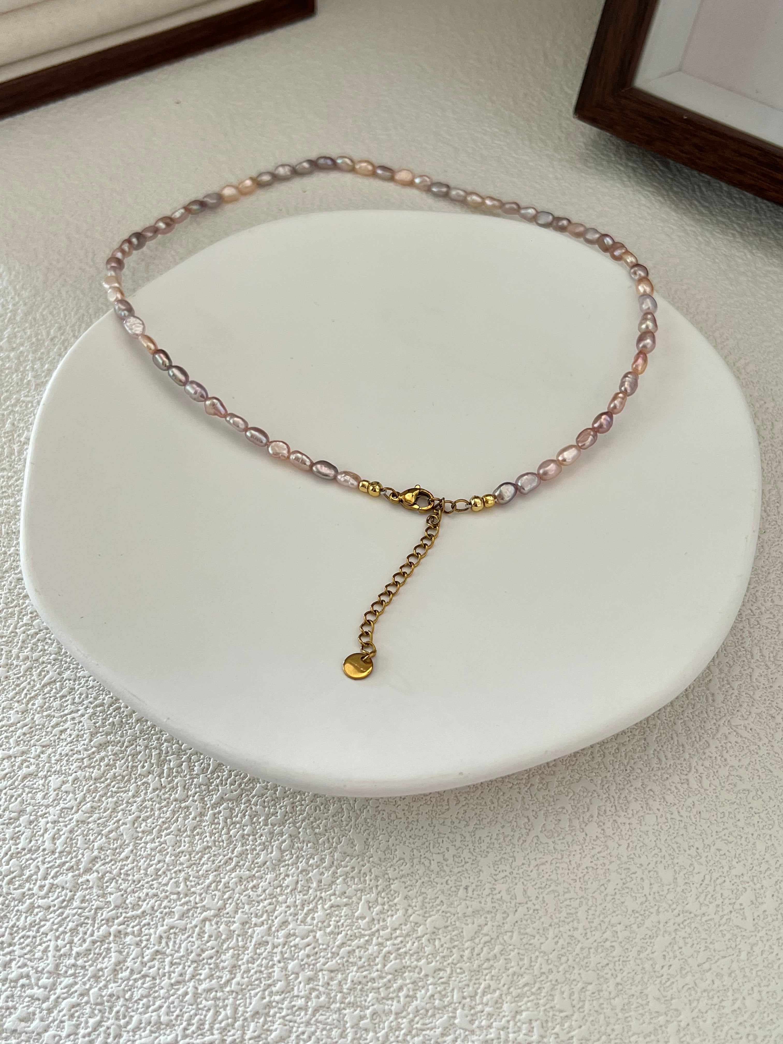 Candy Confetti Baroque Pearl Necklace