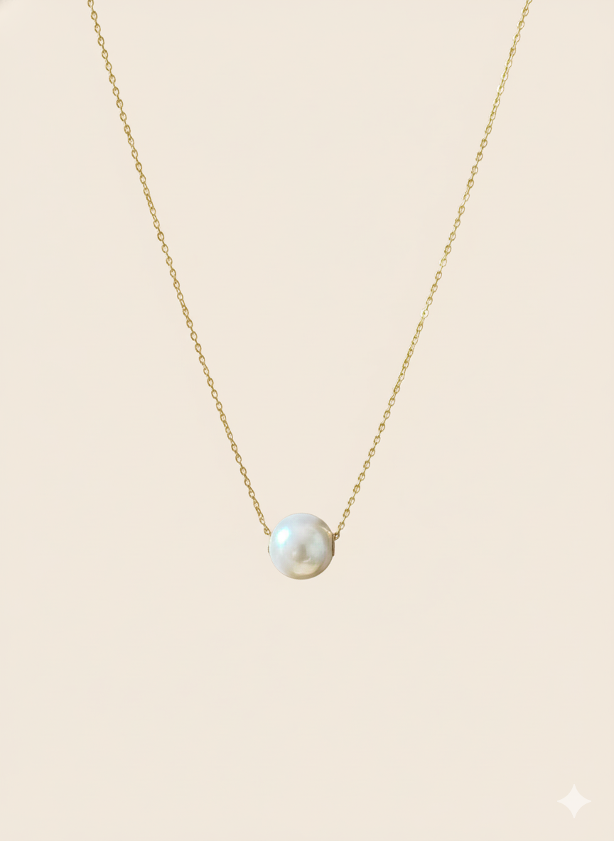 Floating Pearl Necklace